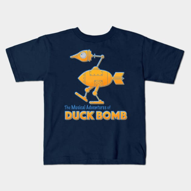 The Musical Adventures of Duck Bomb Kids T-Shirt by BrownWoodRobot